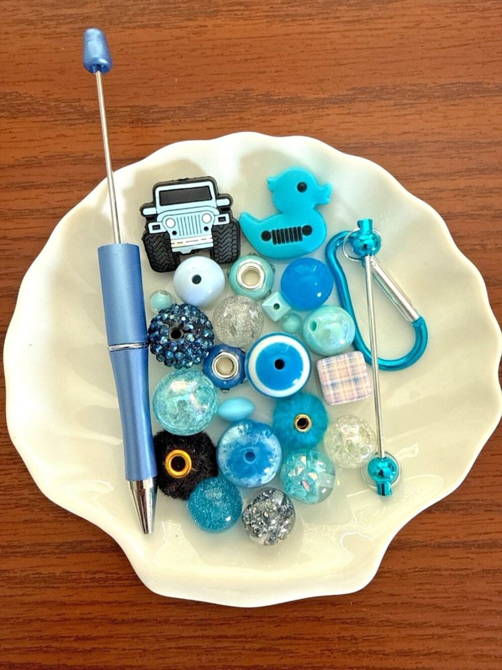 Beadable Pen & Keychain Kit DIY-Jeep/Rubber Duck #3